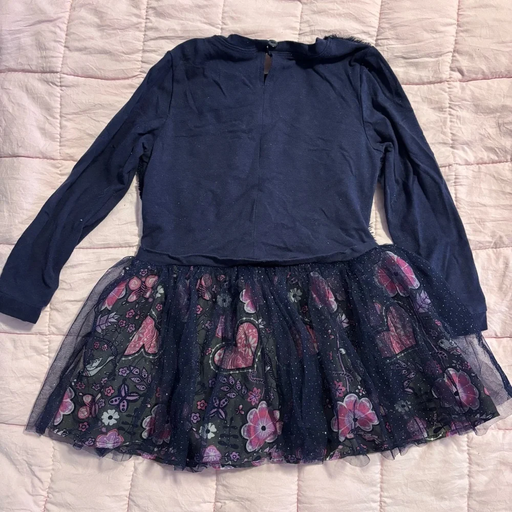 Dollie & Me Navy and Pink Kids Dress
